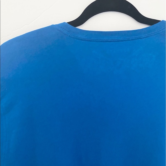 new Express ★ Flocked Graphic Night Tee ★ Cerulean - Picture 8 of 11